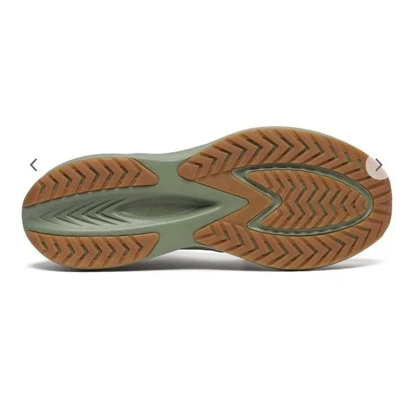 Saucony Mirage Flow Cloud/Olivine‎ Sneakers Mens Sz 10.5 W 12 White/Green S28214